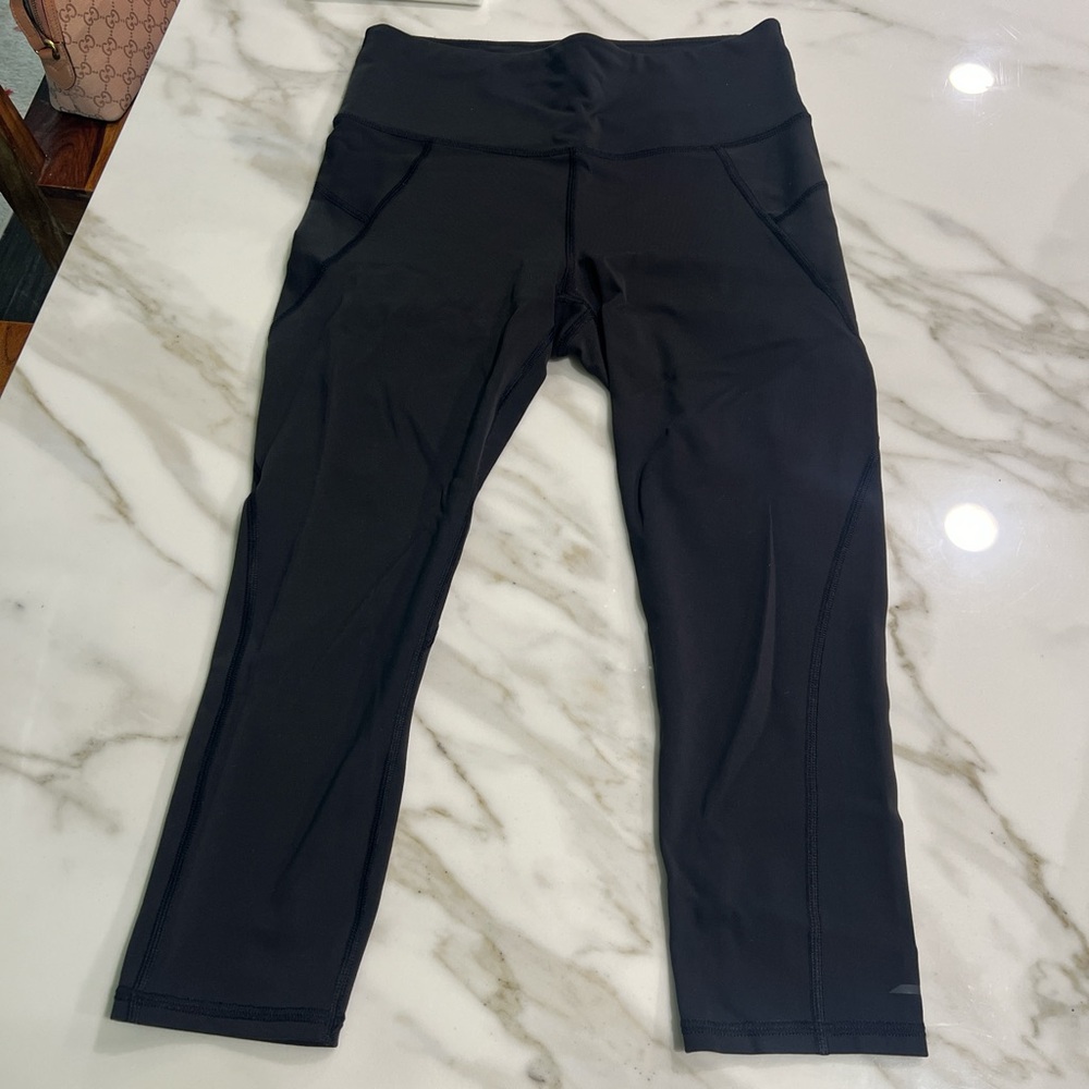 Athleta Black Leggings Full-Length Slim Fit